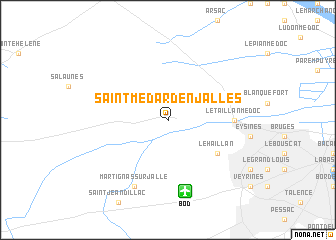 map of Saint-Médard-en-Jalles