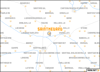 map of Saint-Médard