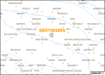 map of Saint-Médard