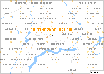 map of Saint-Merd-de-Lapleau