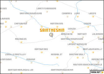 map of Saint-Mesmin