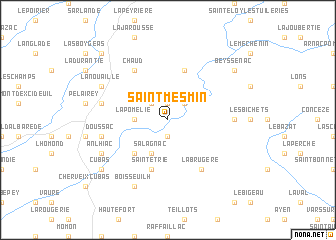 map of Saint-Mesmin