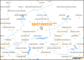 map of Saint-Mʼhervé