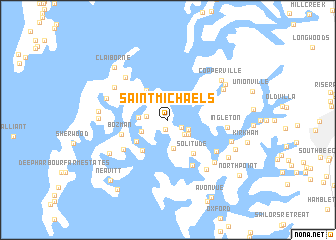 map of Saint Michaels