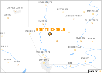 map of Saint Michaels