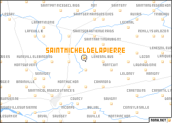 map of Saint-Michel-de-la-Pierre