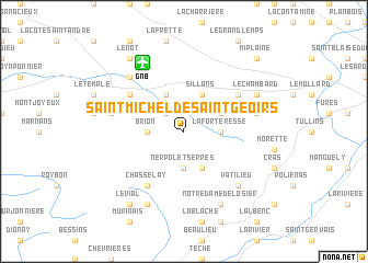 map of Saint-Michel-de-Saint-Geoirs