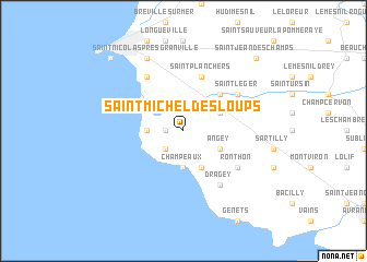 map of Saint-Michel-des-Loups