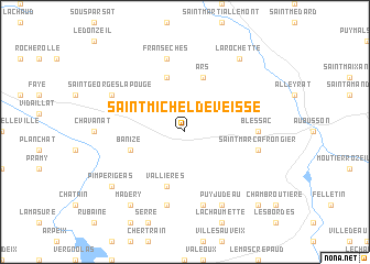 map of Saint-Michel-de-Veisse