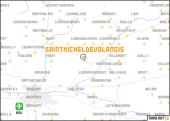 map of Saint-Michel-de-Volangis
