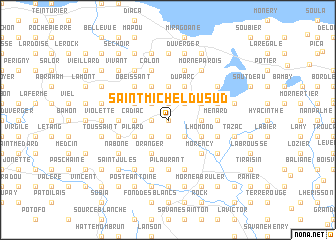 map of Saint-Michel du Sud