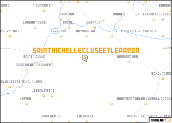 map of Saint-Michel-lʼÉcluse-et-Léparon