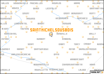 map of Saint-Michel-sous-Bois