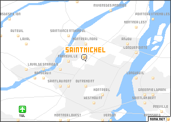 map of Saint-Michel