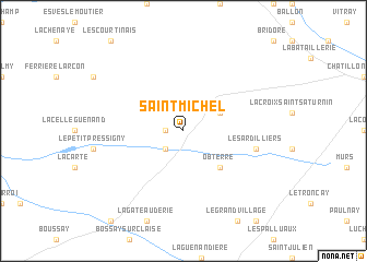 map of Saint-Michel-