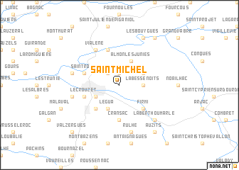 map of Saint-Michel