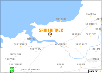 map of Saint Minver