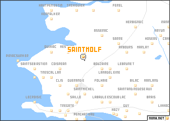 map of Saint-Molf