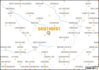 map of Saint-Morat