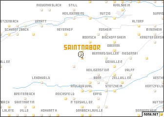 map of Saint-Nabor