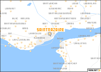 map of Saint-Nazaire