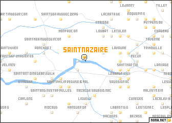 map of Saint-Nazaire