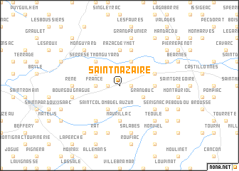 map of Saint-Nazaire