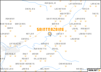 map of Saint-Nazaire