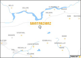 map of Saint Nazianz