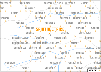 map of Saint-Nectaire