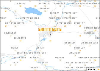 map of Saint Neots