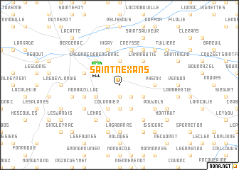 map of Saint-Nexans