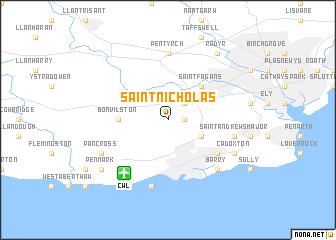 map of Saint Nicholas
