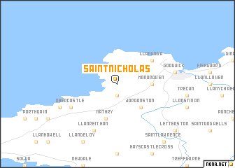 map of Saint Nicholas