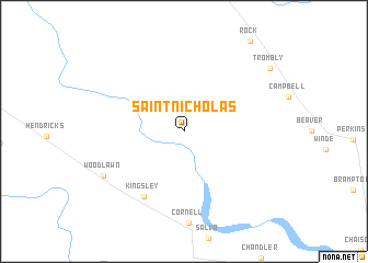 map of Saint Nicholas