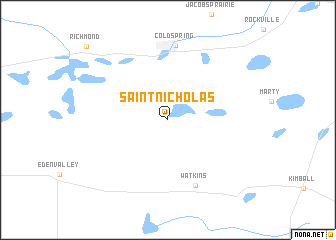 map of Saint Nicholas