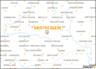 map of Saint-Nicodème