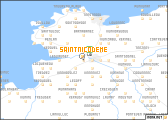 map of Saint-Nicodème