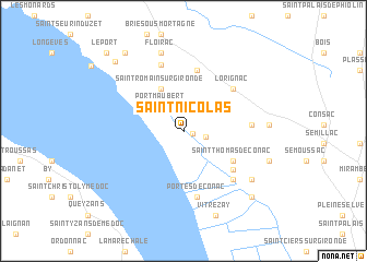 map of Saint-Nicolas