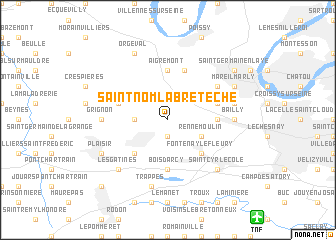 map of Saint-Nom-la-Bretêche