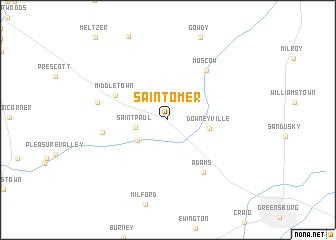 map of Saint Omer