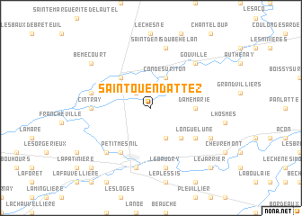 map of Saint-Ouen-dʼAttez