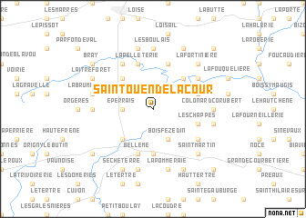 map of Saint-ouen-de-la-Cour