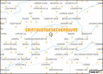 map of Saint-Ouen-de-Sècherouvre