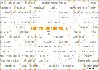 map of Saint-Ouen-du-Breuil