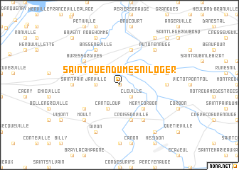 map of Saint-Ouen-du-Mesnil-Oger