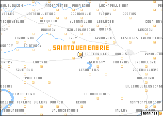 map of Saint-Ouen-en-Brie