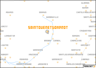 map of Saint-ouen-et-Domprot