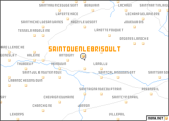 map of Saint-Ouen-le-Brisoult