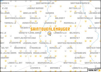 map of Saint-Ouen-le-Mauger